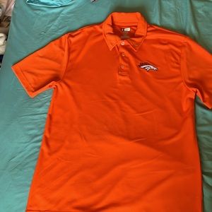 NFL Denver Broncos TX3 Cool polo, size L large athletic sweat wicking